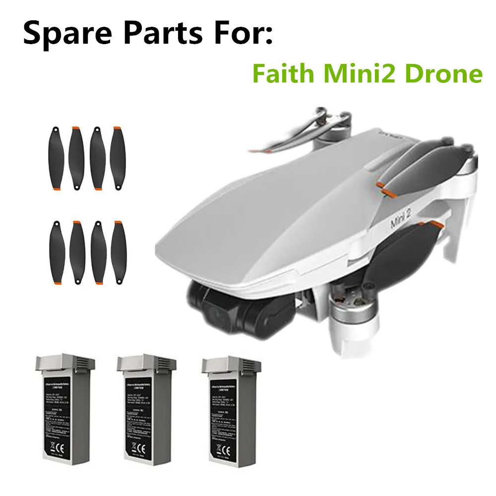 C-FLY Faith Mini2 Drone Battery / Propeller  Maple Leaf / For Faith Mini2 Drone Faith Mini2 Drone Spare Parts 7.7V 2600 mAh