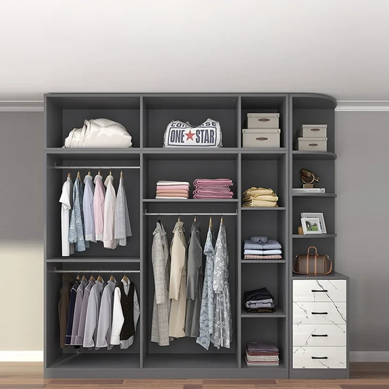 

Comfortable Nordic Compact Design Wardrobes Modern Cabinets Elegant Storage Closet Wardrobe Organizer Ropero Salon Furniture
