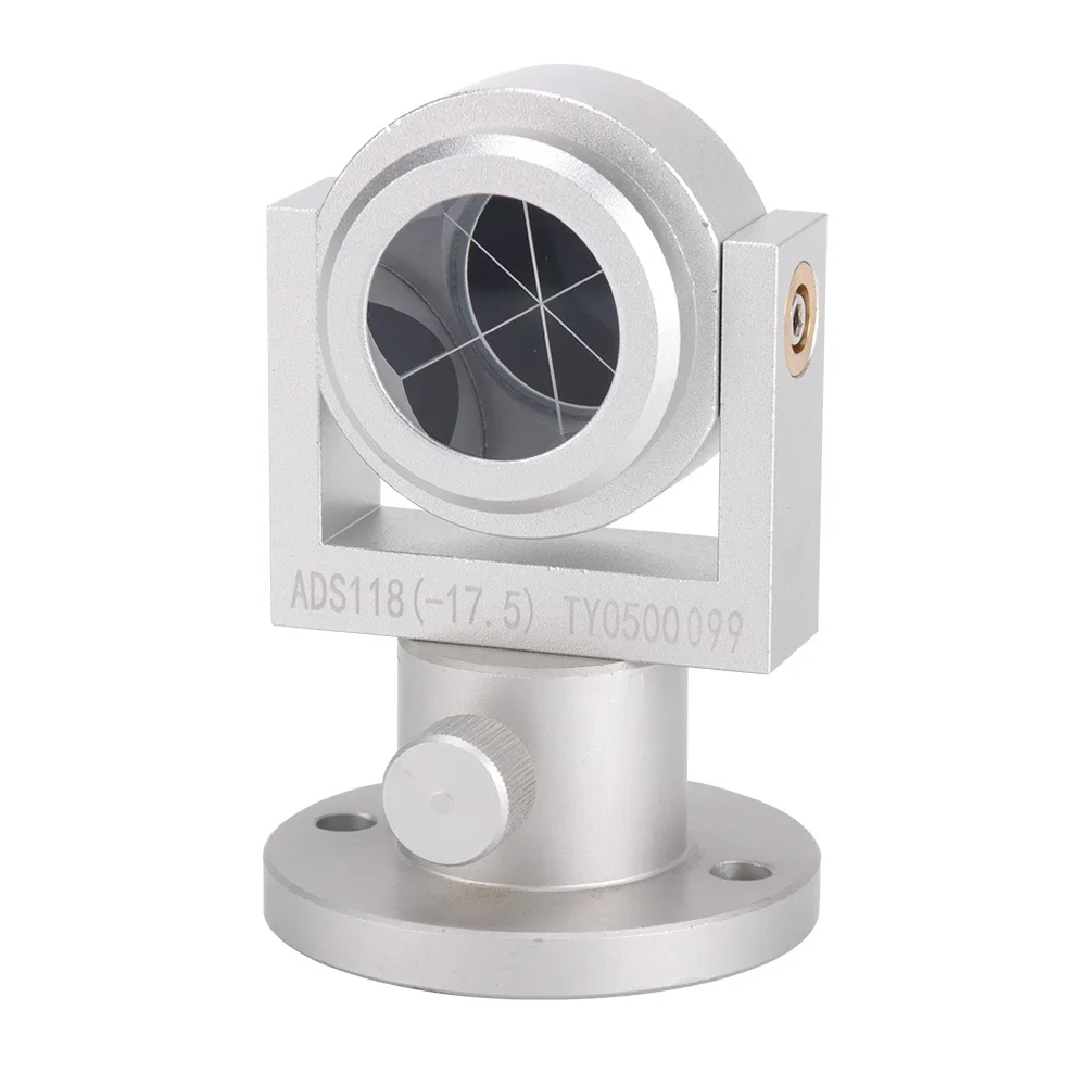 High Accuracy Monitoring Prism MP108, 25.4mm 38.1mm Mini Prism With Adjustable Metal Base For Construction