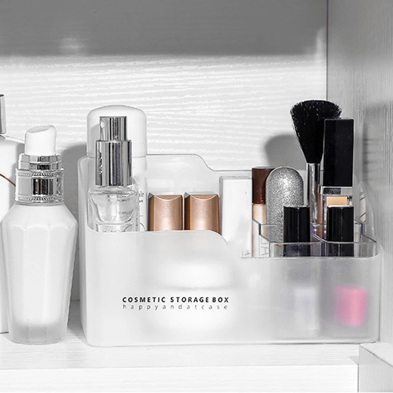 Cosmetics Storage Box With Detachable Cells Matte Sundries Cabinet Organizer Bins For DIY Tools Stationery