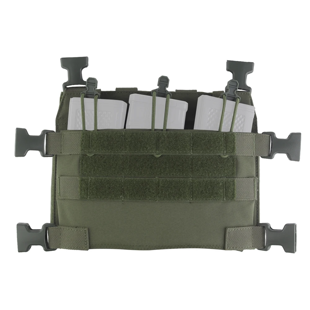 POSEIDON DEFENSE JPCR 5.56 Triple Mag Pouch Plate AR M4 Magazine Pouch Compatible With Molle System Vest Plate Carrier Chest Rig