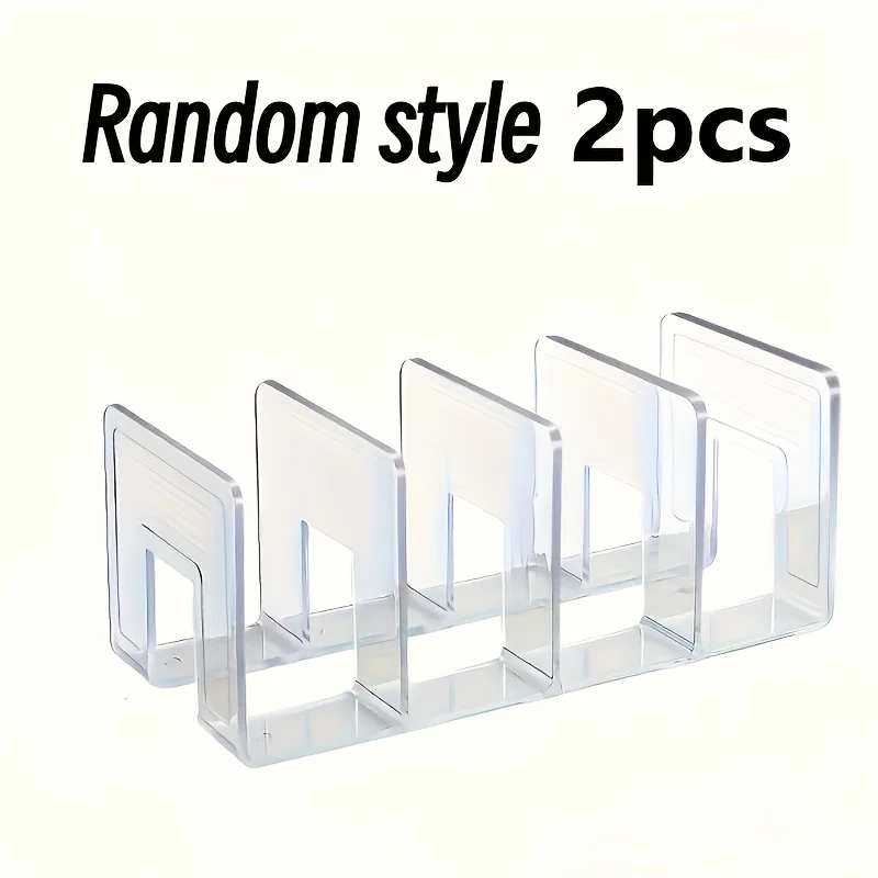 2-pack handtasorganizers van helder acryl - ruimtebesparende kastrekken voor portemonnees en portemonnees
