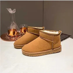 New Winter Women Snow Boots warm Thick cotton shoes Women Casual Waterproof short boots Comfortable anti-skid Flat Botas Zapatos