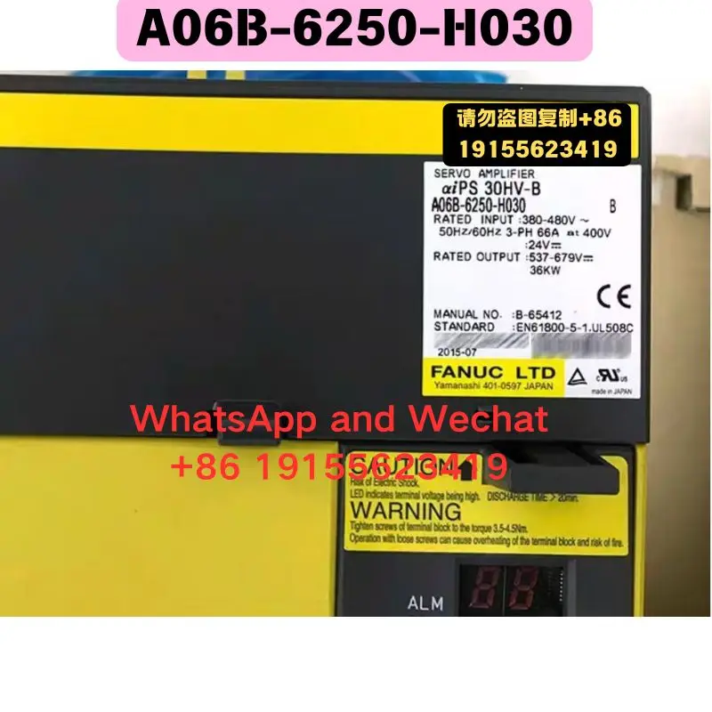 Used OEM disassembled parts A06B-6250-H030 Driver Functional test OK