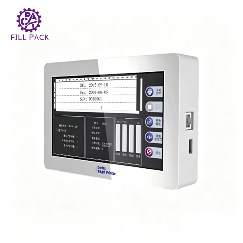 Full Automatic High Resolution Inkjet Code Printer / Printing Machine / Line / Unit For PET Bottles