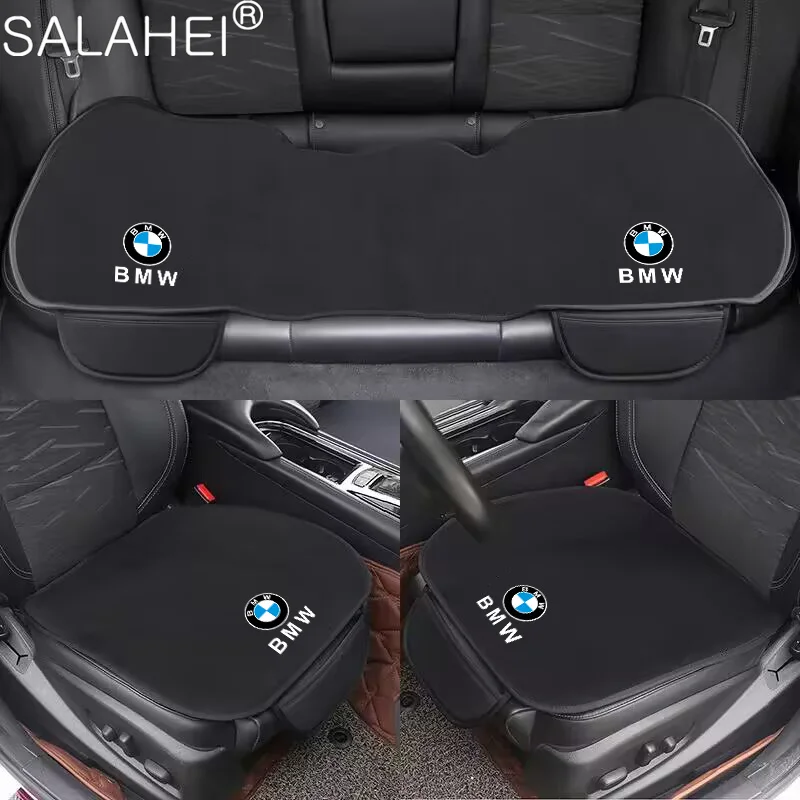 Car Front Seat Cushion Protector Cover For BMW M X1 X3 X5 X6 E39 E46 E87 E90 E92 F10 F15 F25 F30 Auto Interior Accessories