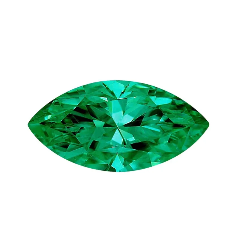 Factory wholesale Marquise Lab Emerald Gemstone Lab Grown Emerald Stone