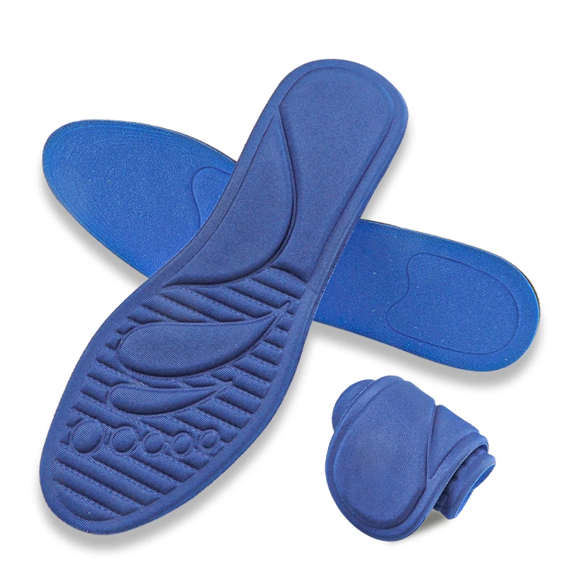 

4D Massage Shock Absorption Orthopedic Insoles Memory Foam Shoes Insole Arch Support Insoles for Feet Fasciitis Relief Shoe Pads