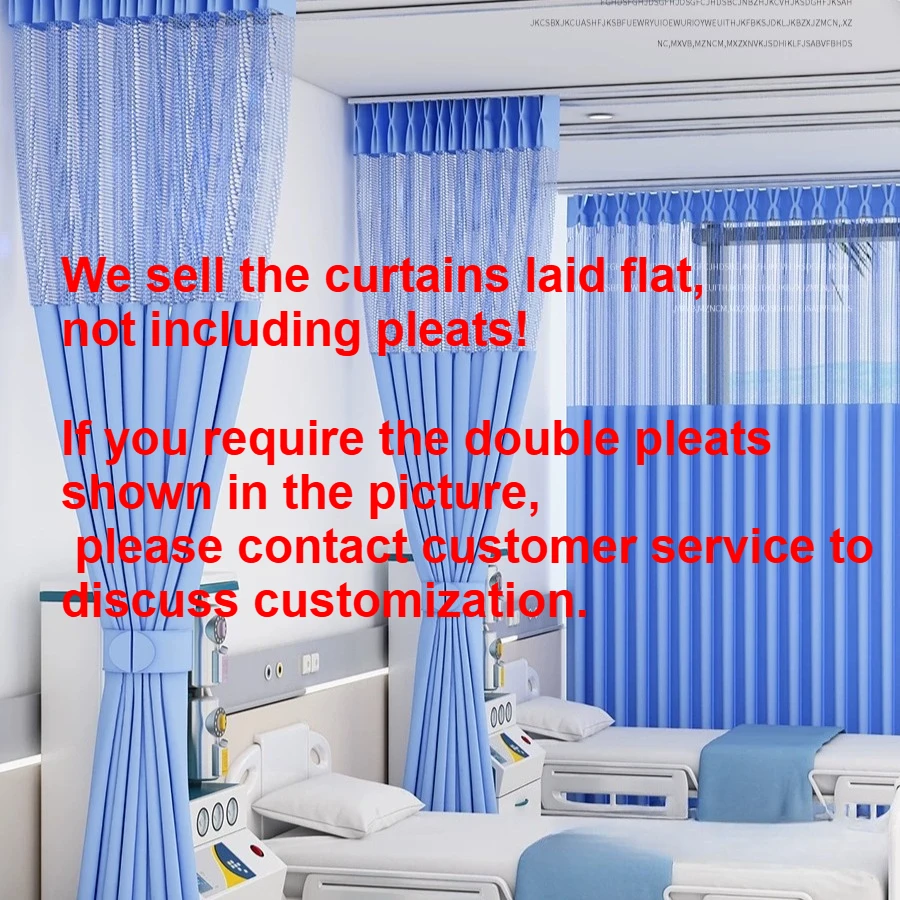 Hospital-specific Medical Curtains Beauty Salon Partition Curtains Health Museum Impermeable Privacy Curtains Flame-retardant