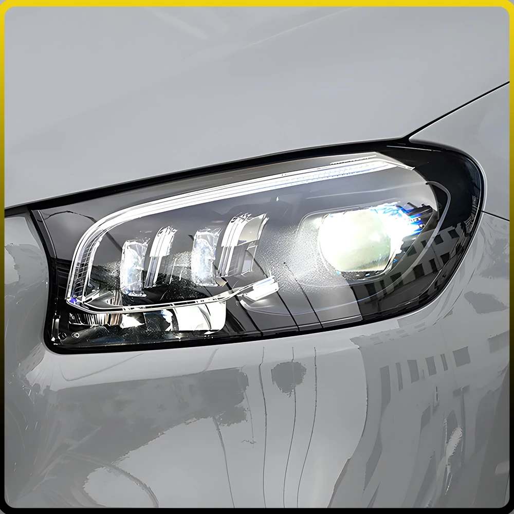 For Benz GLS 166 2013-2015 LED Auto Upgrade  Maybach Style Headlights Assembly Projector Lens Car Tool Accessories Plug and Play