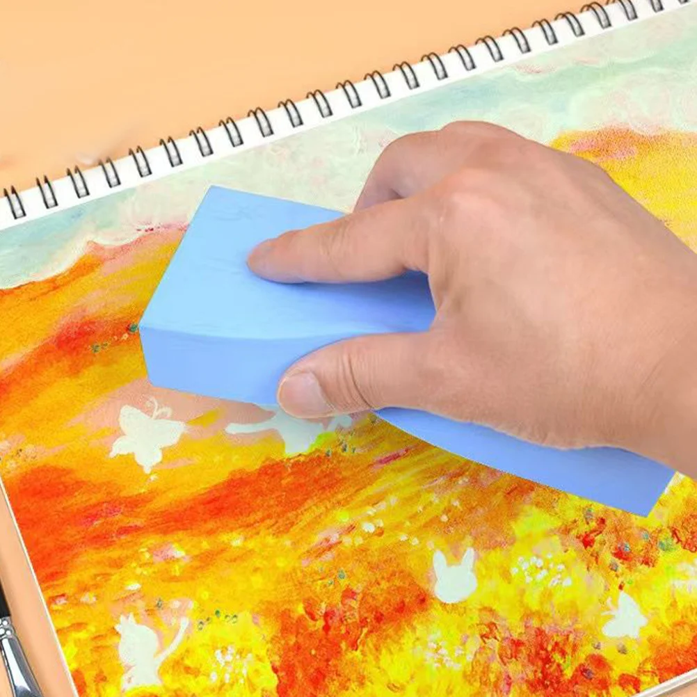 

Water Absorbent For Painting Smooth Surface Long-Lasting No Pilling Art Crafts Acrylic Watercolor Sponge Painting