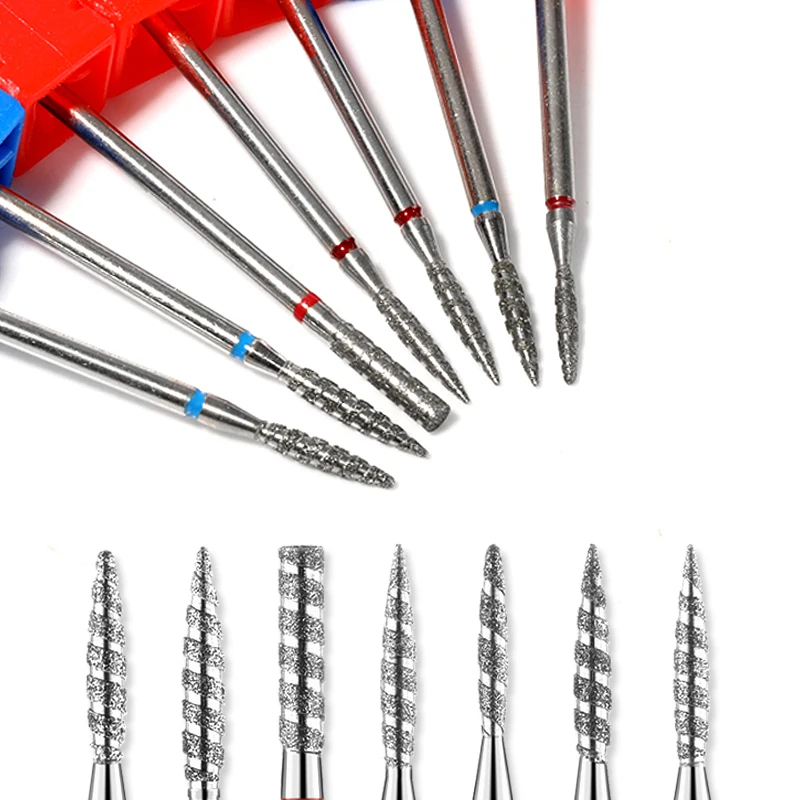 1pc Carbide Tungsten Nail Drill Bit Rotate Burr Milling Nail Cutter Bits Electric Drill Machine For Manicure Pedicure Tools