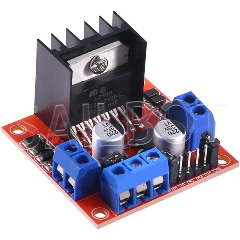 1/5/10 قطعة L298N موتور تيار مباشر سائق MX1508 قناة مزدوجة صغيرة 2-10 فولت 1.5A 2 طريقة PWM سرعة تحكم المزدوج H-جسر السائر MotorDriver