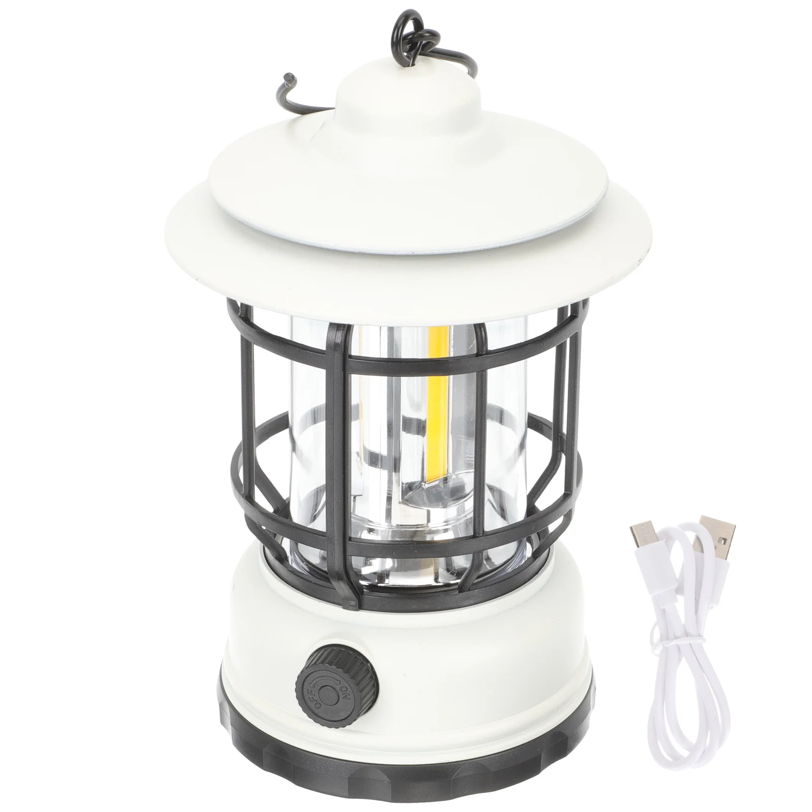 المحمولة الرجعية التخييم مصباح مقاومة للاهتراء مصباح خيمة سطوع قابل للتعديل في الهواء الطلق خيمة ملحق يده التخييم مصباح #6