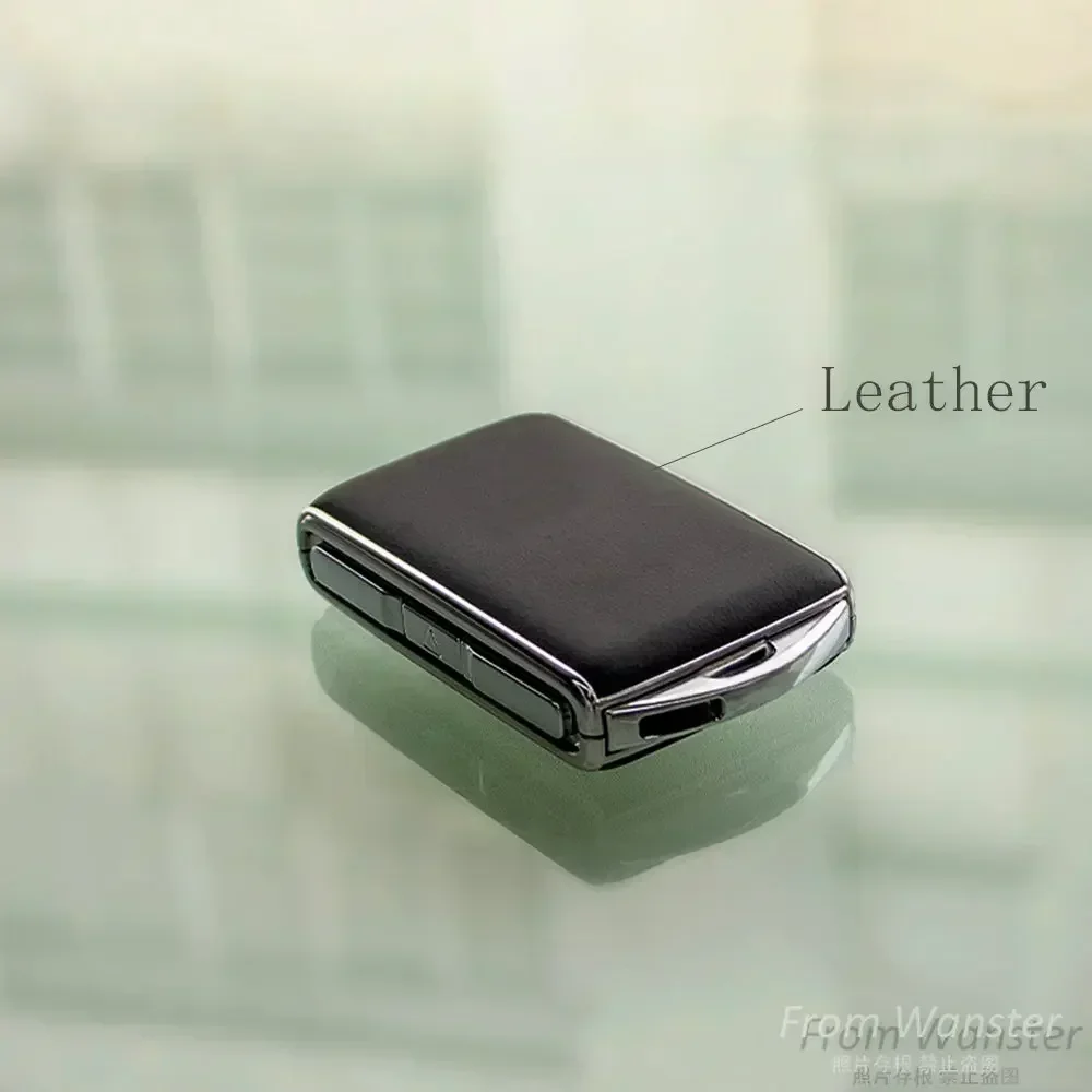 

For Volvo S60 V60 S90 V90 Xc40 C40 Xc60 Xc90 2019 2020 2021 2022 2023 2024 Leather Car Key Case Fob Cover Shell Accessories