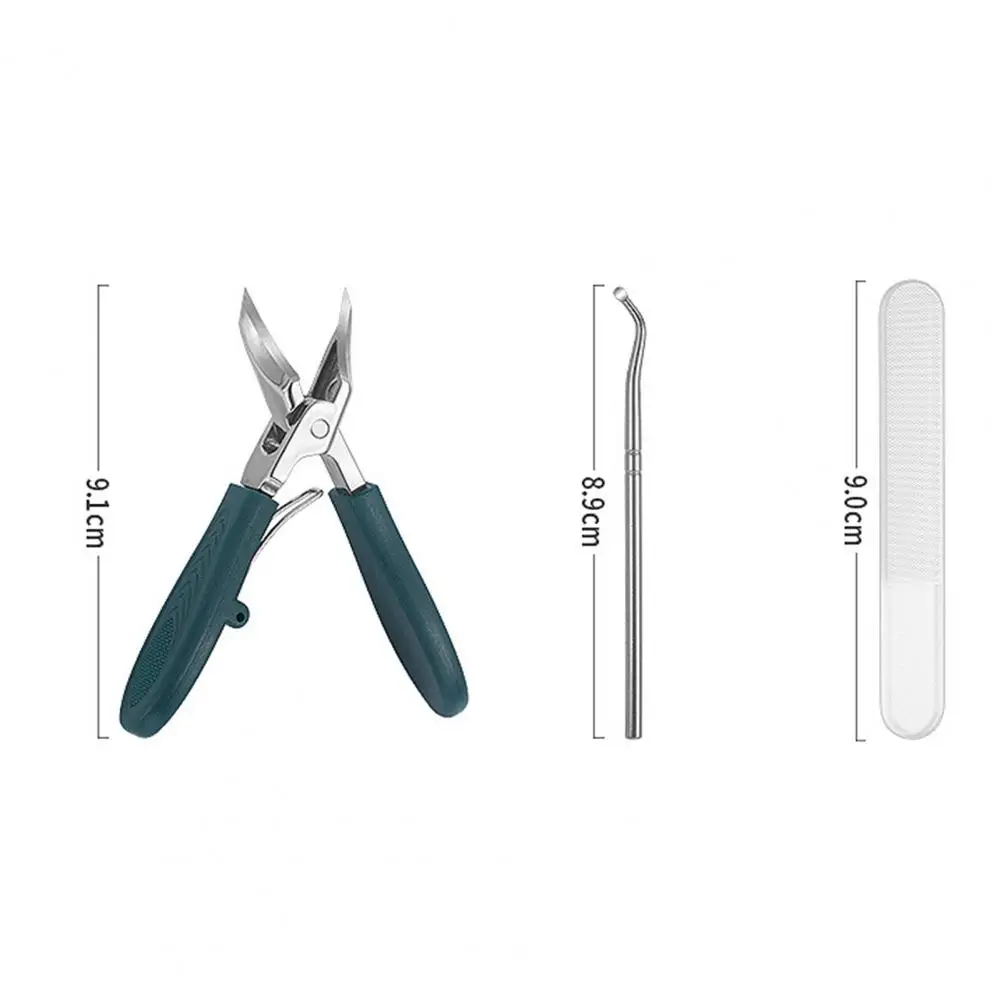 太い爪用爪切り 人間工学に基づいた爪切り 人間工学に基づいたステンレス製爪切りセット 高齢者向けの太い爪用