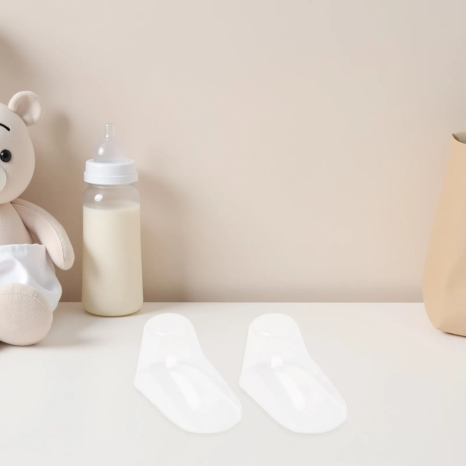 

100 шт. прозрачных пластиковых форм для детских стоп, подставки для демонстрации обуви, держатели для демонстрации носков для малышей, прозрачные формы для детских стоп