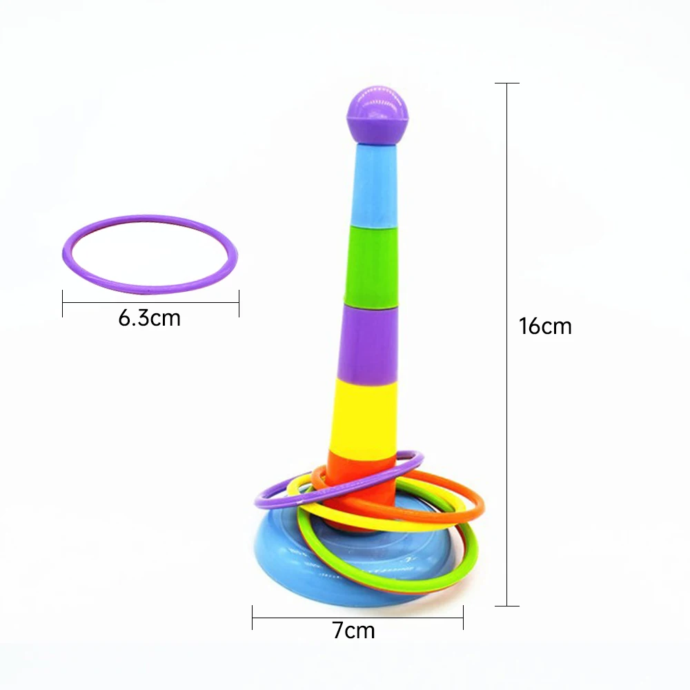 Funny Mini Ferrule Toy for Parrot Bird Training Intelligence Toy Game Colorful Rings Bird Activity Training Toy DropShipping