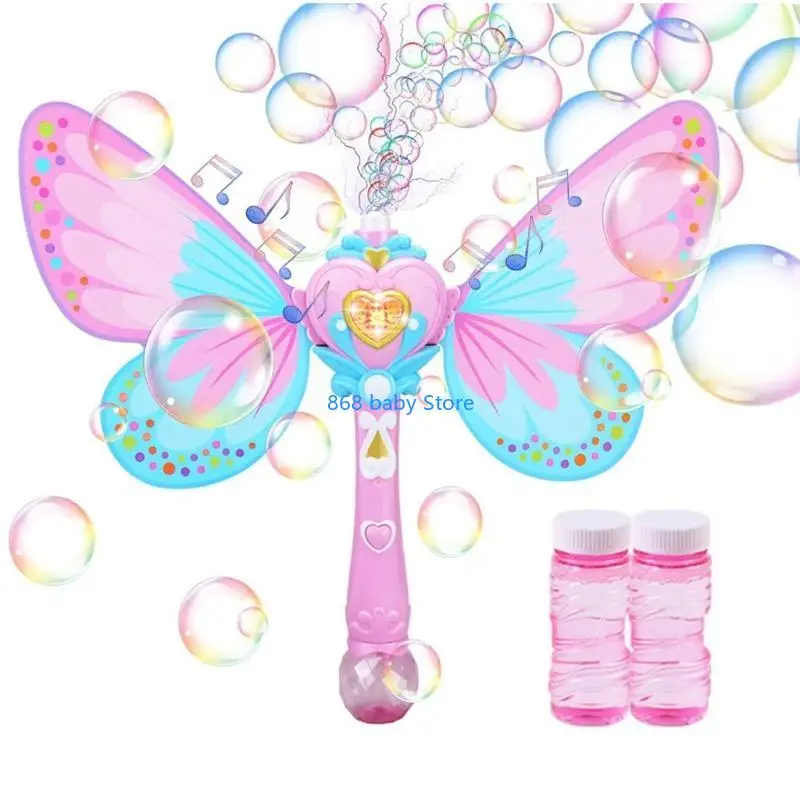 29EEE Outdoorowa zabawka dla dziewcząt Toddler Automatyczne zewnętrzne bąbelki & Wand Bubble Toy Bubble Bubble For