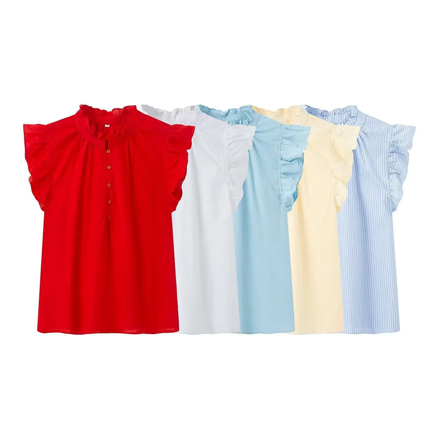 

2026 Y2k Woman Casual Slim Solid Red Bottoms Spring New Style Simple Blend Loose Fashion Sleeveless Top