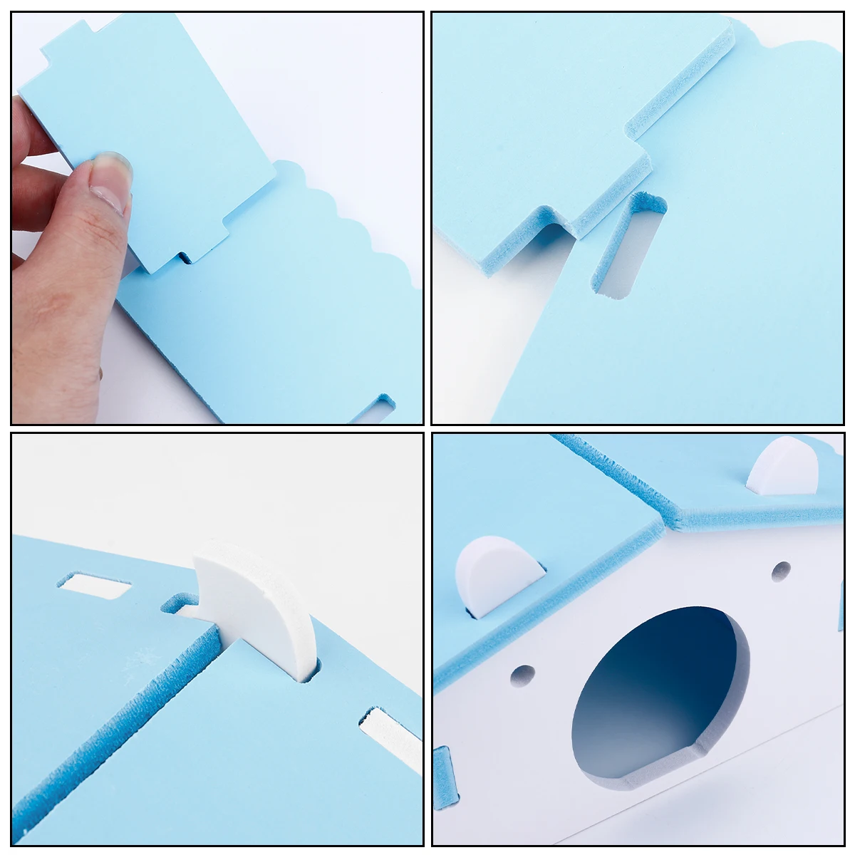 

1pc Hamster Sleeping Pet Nest Bed Ecological Hamster Cage Durable Dirt Resistant Breathable Lightweight Smooth Surface