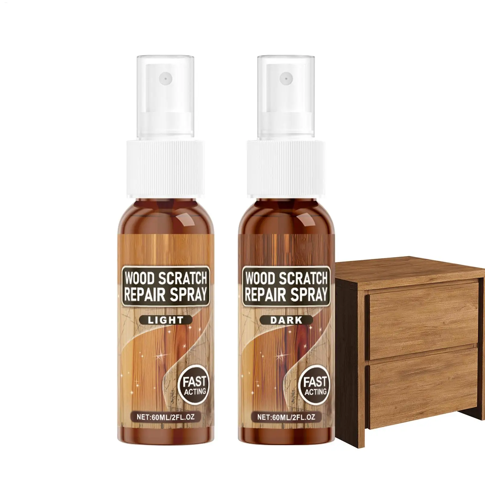 Wood Scratch Cover Spray Wood Floor Scratch Repair Agent Furniture Refinish Paint Touchs Up For Home Office Wood Renovation