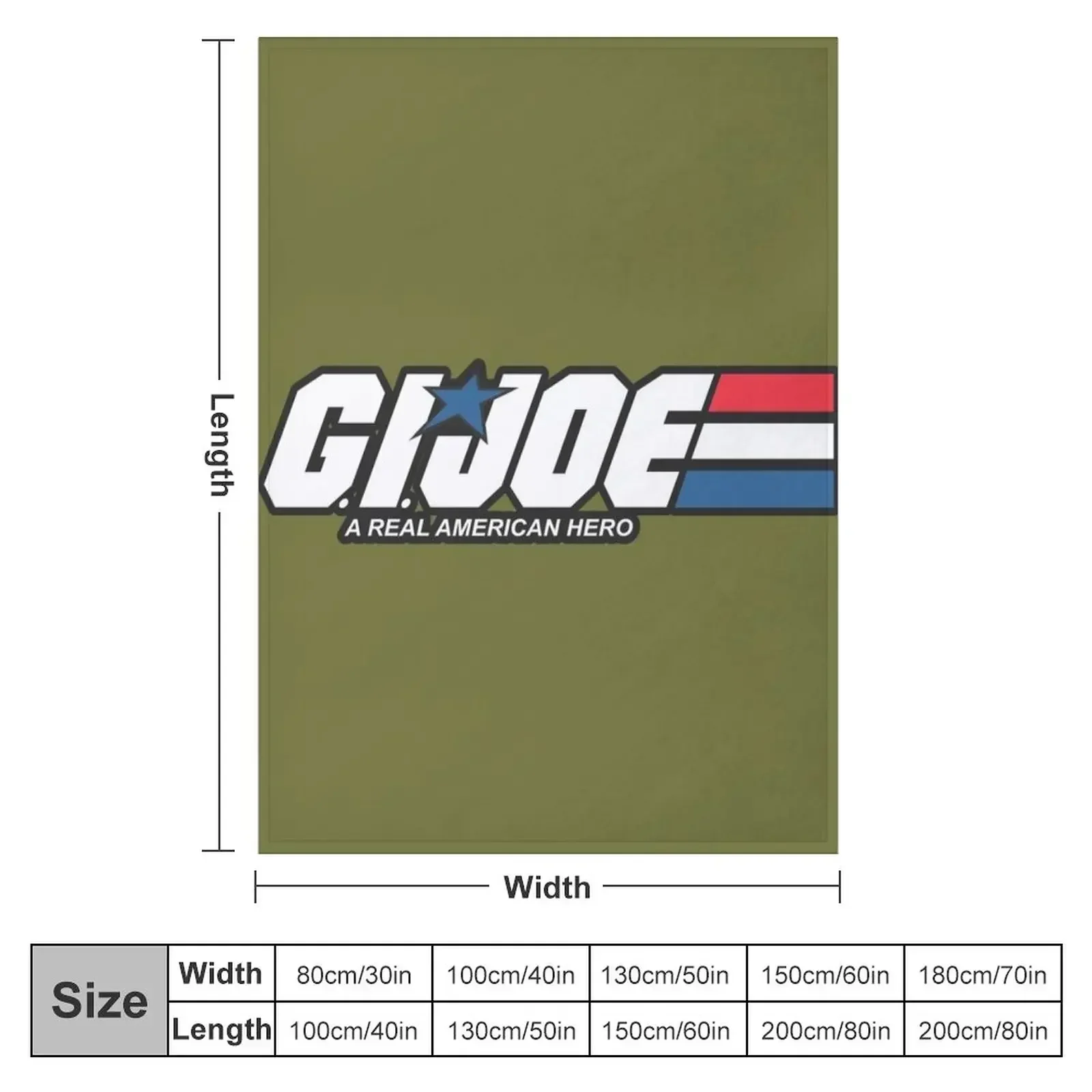 GiJoe Logo Throw Blanket Luxury Thicken Comforter Blankets