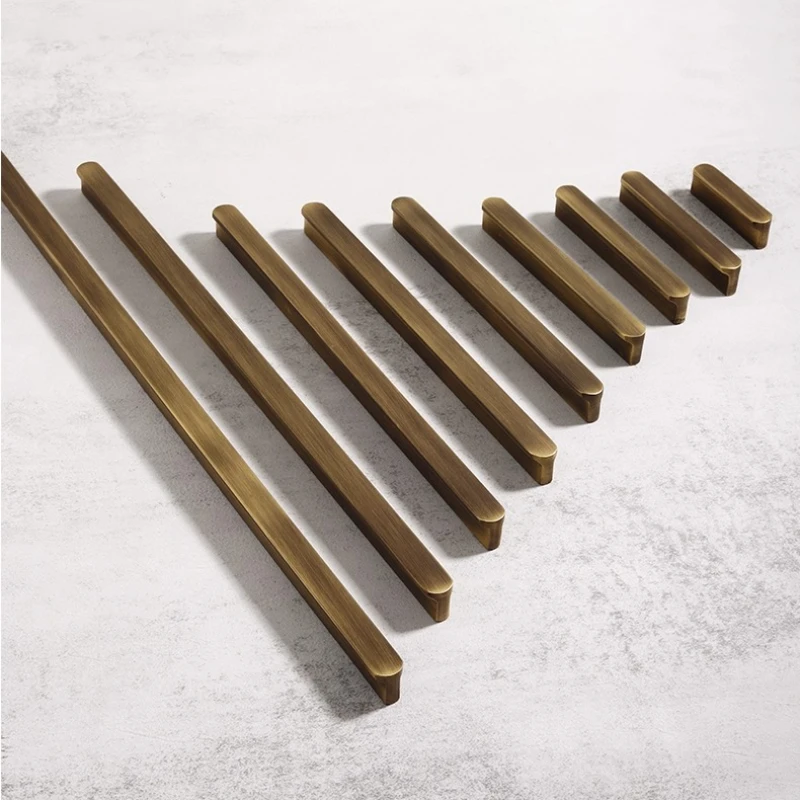 Kitchen Cupboard Pulls Bronze Cabinet Knobs and Handles for Furniture Antique Wardrobe Handles Retro Cabinet Drawer Knobs