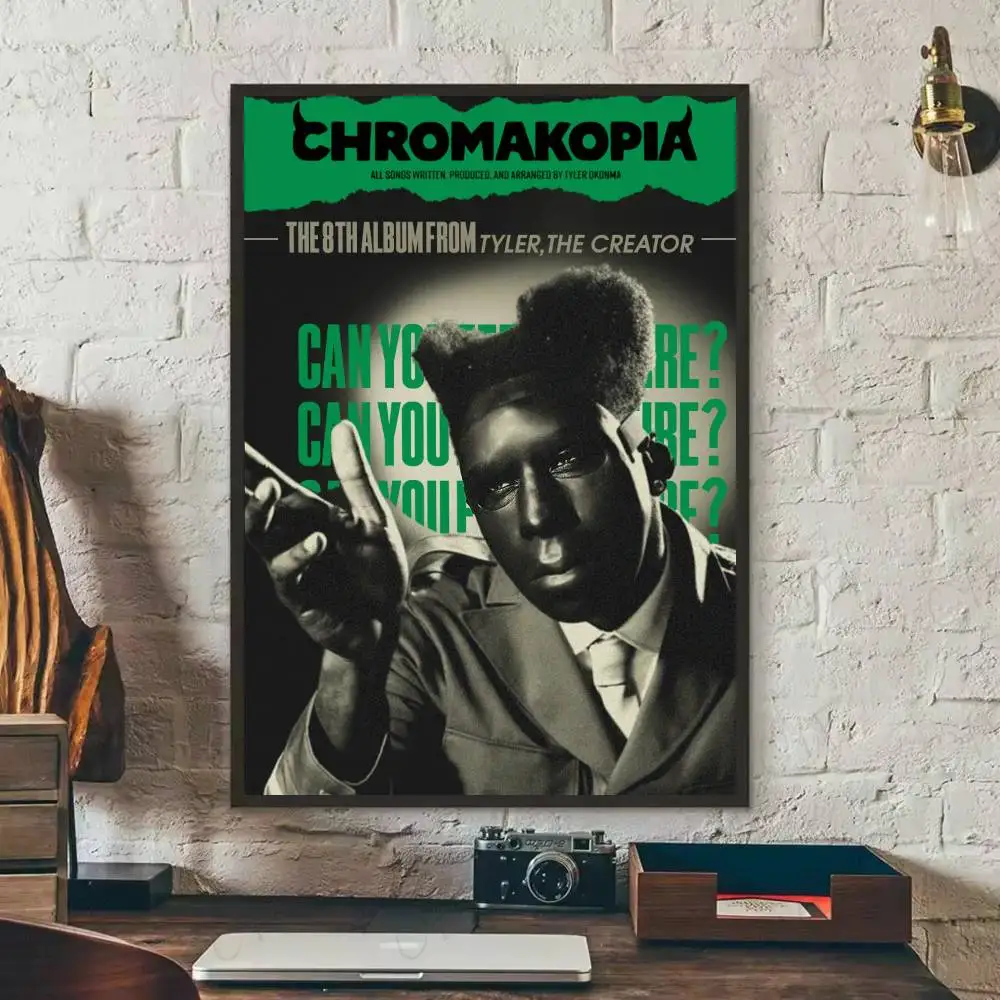 Singer T-Tyler The Creator Noid Poster  Prints Self Adhesive Home Decor Decoration Wall Decals Living Room Sticker