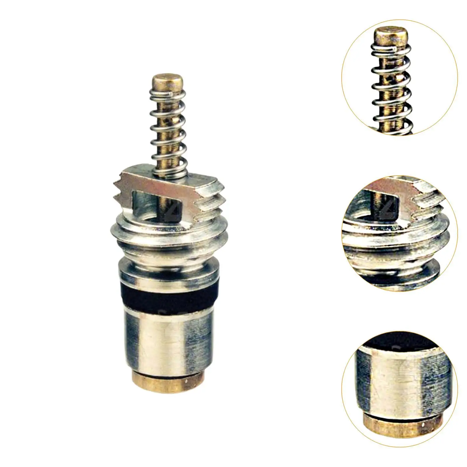 10 Pieces Air Conditioning Valve Core Direct Replaces Portable Metal Repairing High Performance Practical Sturdy Accessory