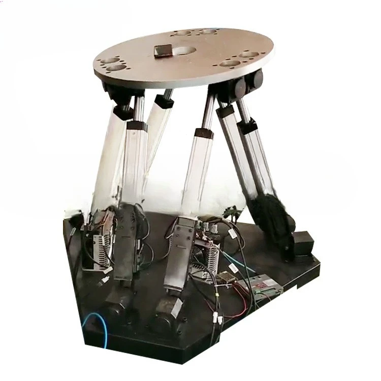 Six degrees of freedom platform simulation, six degrees of freedom servo electric cylinder