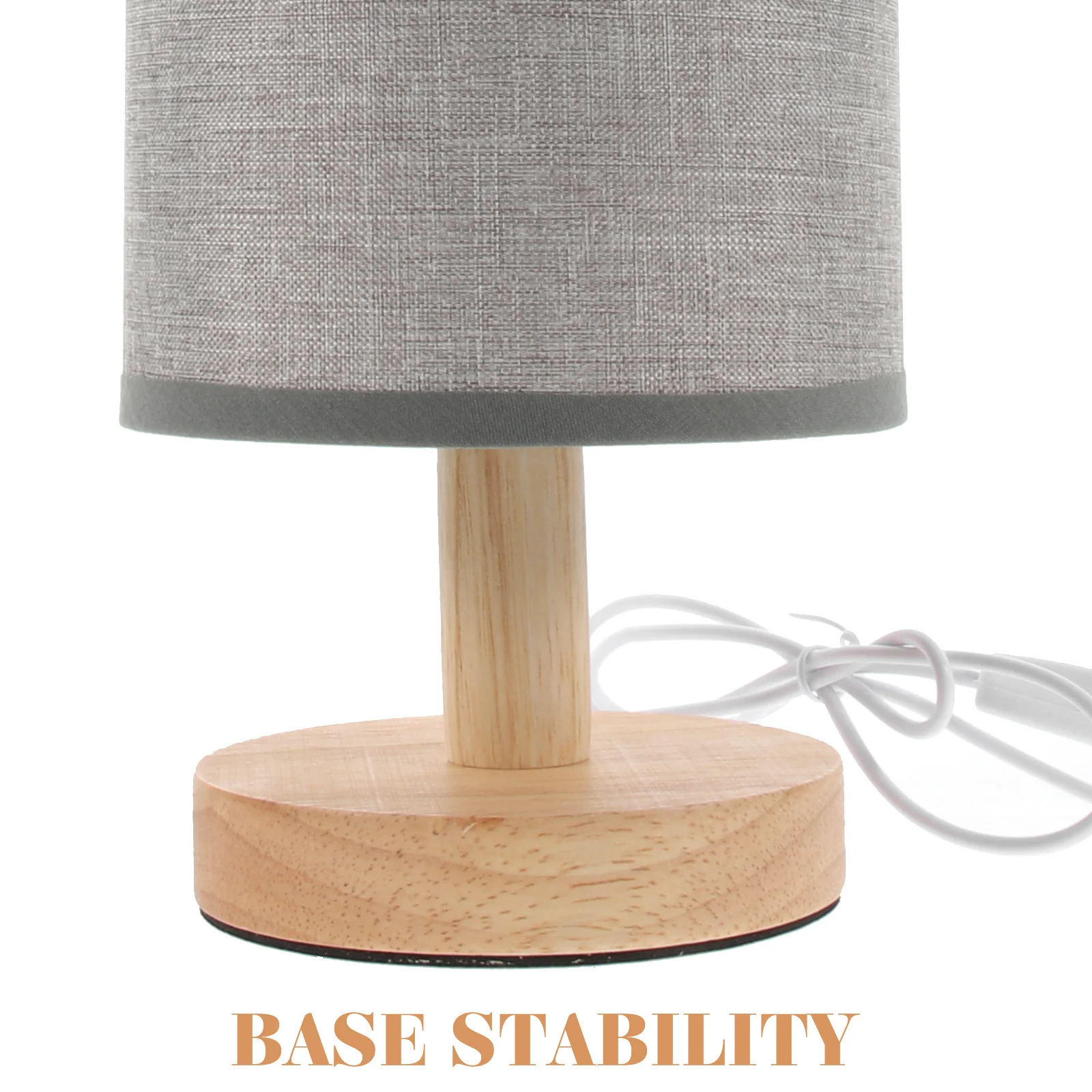 

Linen Fabric Table Lamp Usb Rechargeable Detachable Shade For Bedroom Living Room Japanese Style Small Night Light