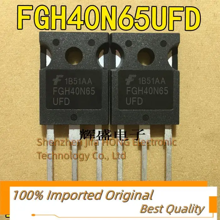 

10PCS/Lot FGH40T65UFD IGBT 650V 40A TO-247 Best Quality