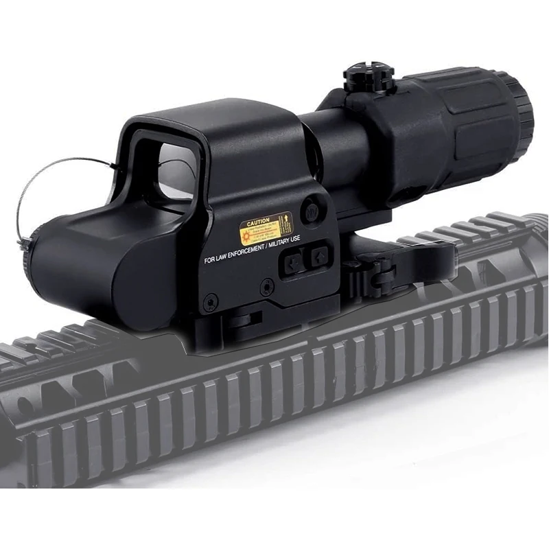 

558+G33 Holographic Collimator Sight Red Dot Optic Sight Tactical Hunting Gear W/20mm Rail Mounts&Quick Detach Lever