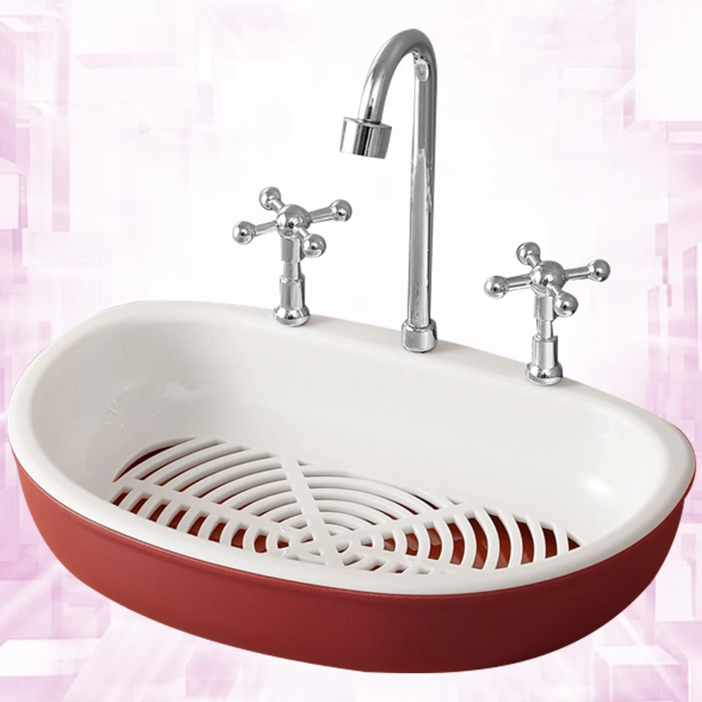 

1pc Suction Cup Holder For Bathroom Creative Draining Soap Dish Tray Non-Metal Portable Soap Box Abs Material White Red Color