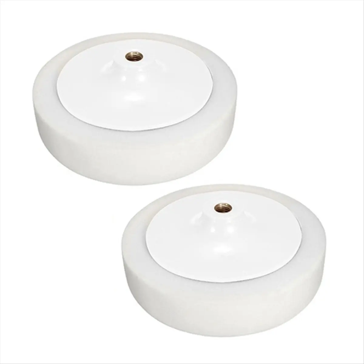 Compatible 2pcs 7 Inch 180mm Car Polishing Pad Mop Pad Soft Sponge with M14 Thread