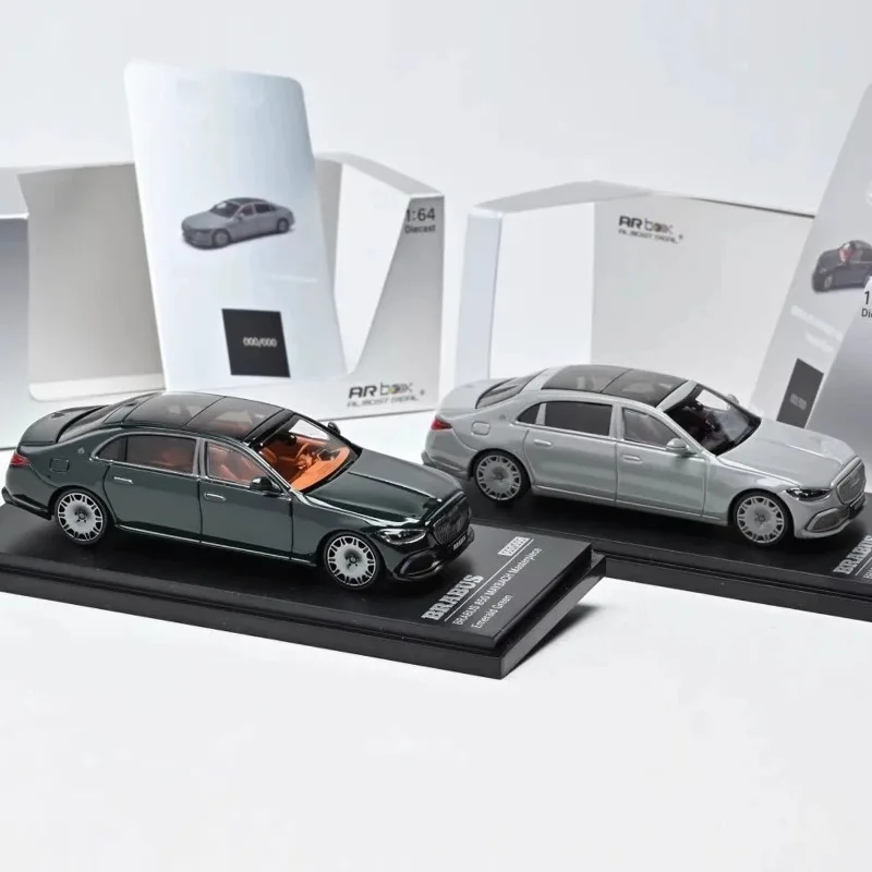 AR Box 1:64 Scale Diecast Alloy Car Model Mercedes Brabus S850 Maybach Masterpiece Detailed Collectible Replica Perfect Gift