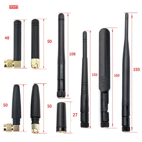 2.4G 5.8G dual-band wifi bluetooth antenna zigbee folding glue stick antenna