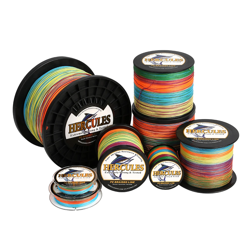 100M-1500M 8 Strand Braided Fishing Line Premium Super  X8  Leader Multifilament PE Fishing  Lines 10-300LB Cord 0.12mm-1.2mm