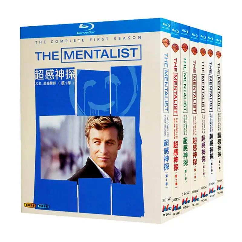

Blu-ray Ultra HD US TV Series The Mentalist Seasons 1–7 Box Set
