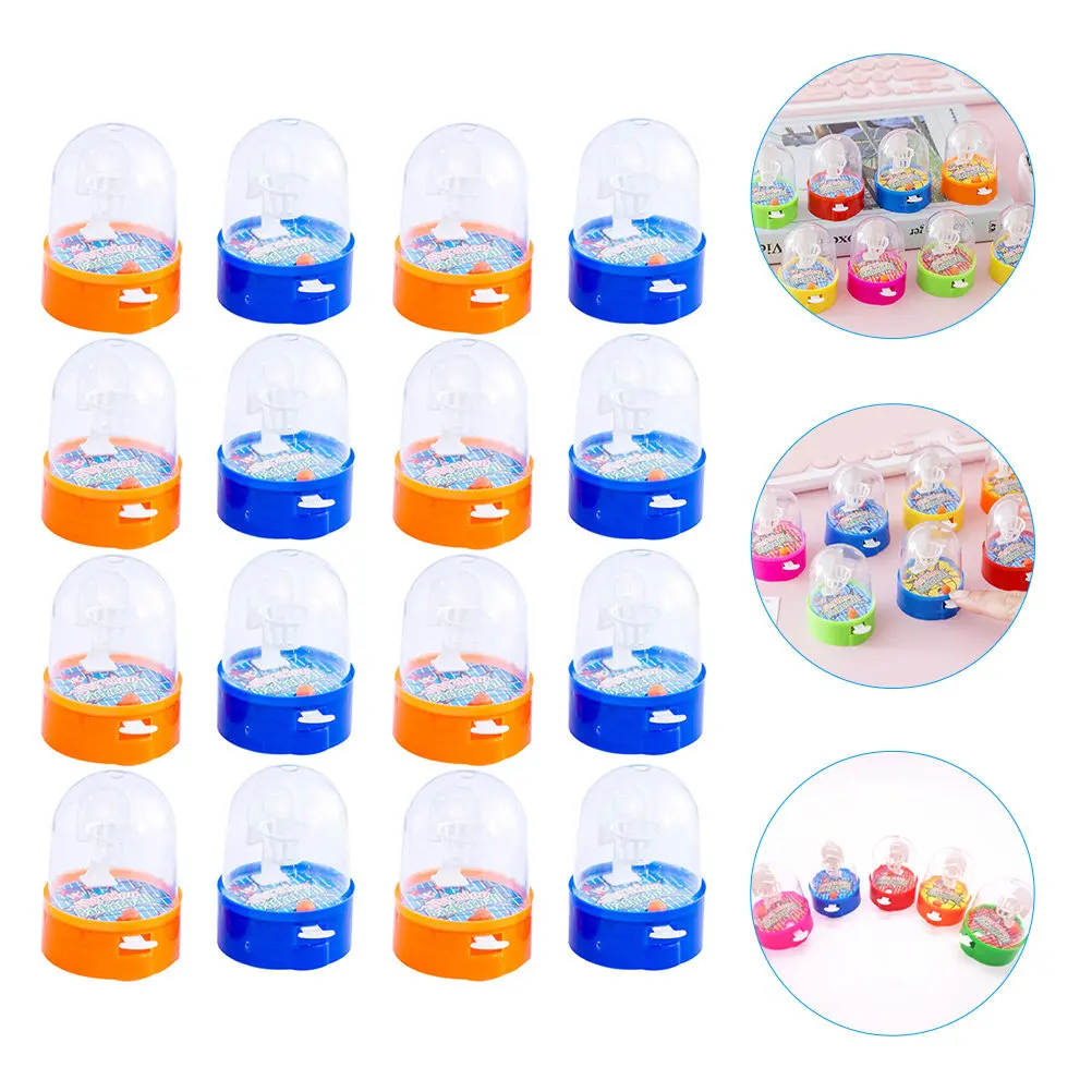 16Pcs Basketball Plaything for Children Early Development Tool Hand-Eye Coordination Fine Motor Skills Training Indoor Game Gift