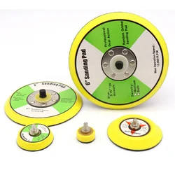 1-6inch Polishing Sanding Disc Backing Pads Hook And Loop For Pneumatic Sander Polishing Machine Chassis Sandpaper Adhesive Disc