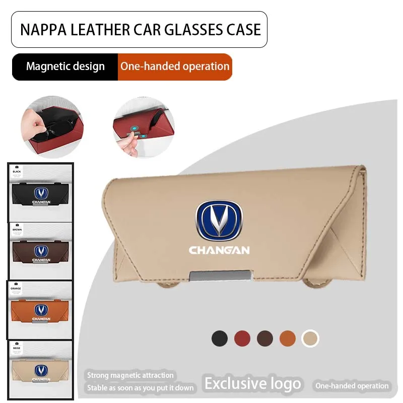 

For Changan Cs35 Plus Uni T K Cs55 Plus Hunter Cs75 Eado X7 Lamore Accessories Car Visor Sunglasses Glasses Holder Glasses Case