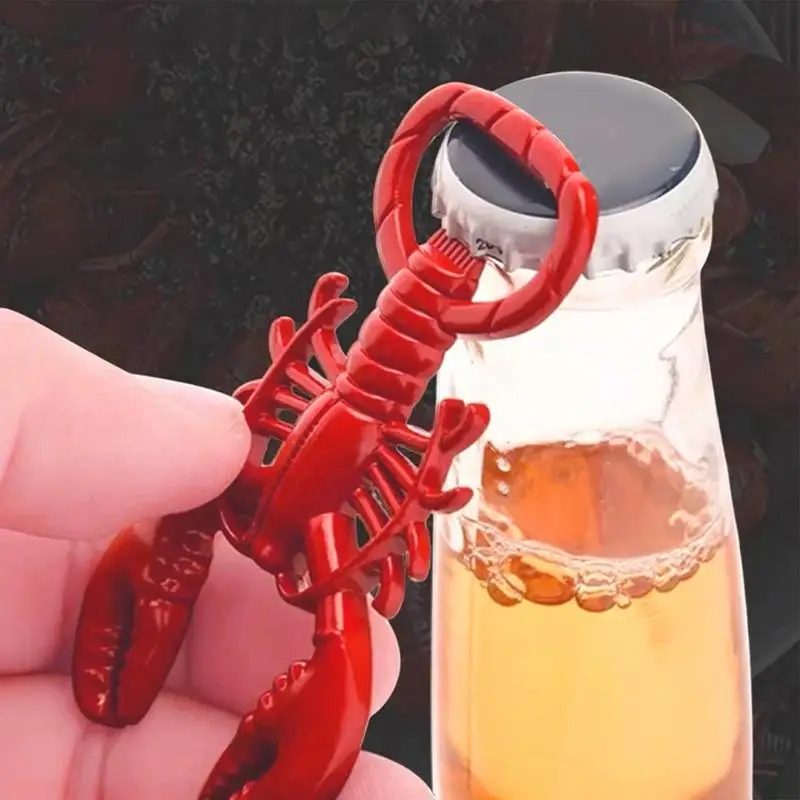 Beer Opener Tool Realistic Beer Opener Decorative Magnet Key Chain Bar Tool & Drinkware Accessory