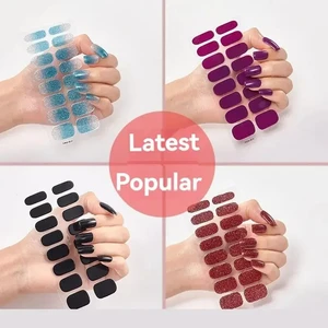 Ultra feine Nicht-Trease-Komplette Aufkleber für Nagelkunst, Diamantimitation, wasserdichte Film, Glitzer Patch, WasteWheel 8 Hauptverkäufe Bebe Cream - №4