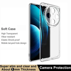 Soft Airbag Len Shockproof Silicone Phone Case For VIVO X80 Lite X90 X90S X100 X100S Pro Ultra Pro Plus 5G Transparent TPU Cover
