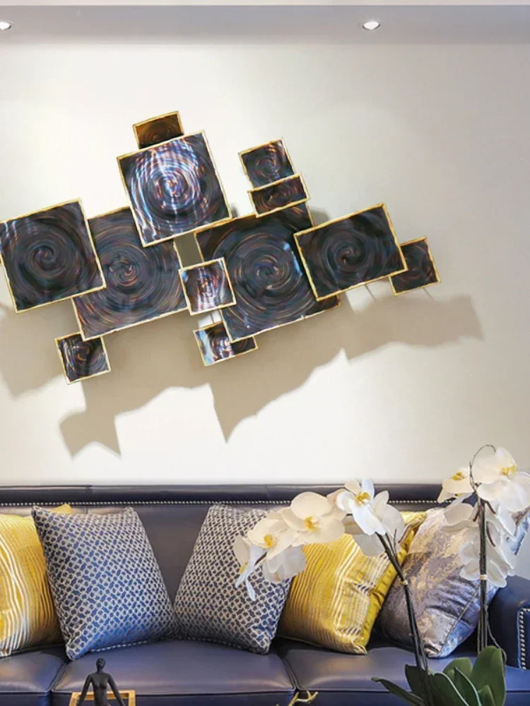 

American Light Luxury Pendant Living Room Sofa Background Wall Decorative Iron Ornaments