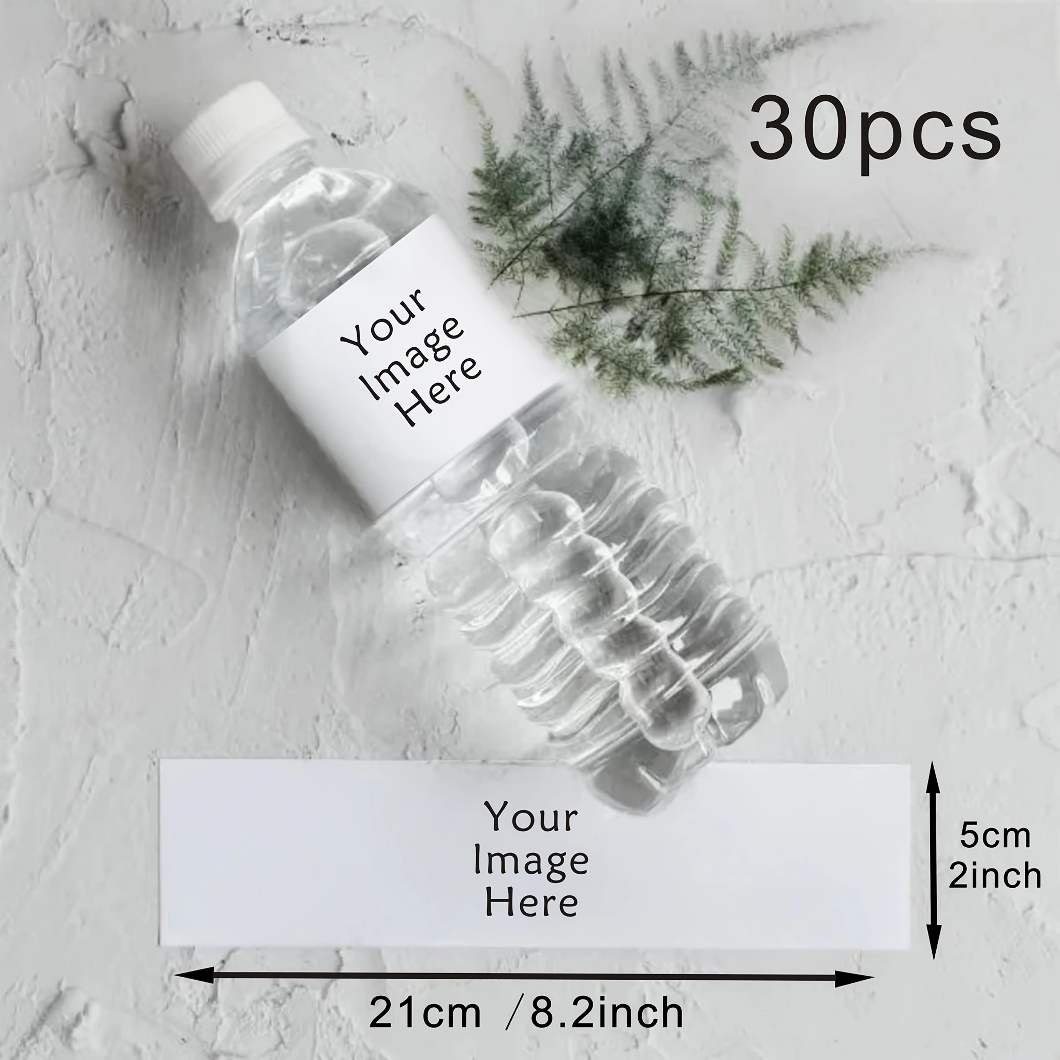 ملصقات زجاجات مياه مخصصة لحفلات الزفاف، ملصقات، عيد الميلاد، الذكرى السنوية، الحفلات، المناولة، مقاومة للماء، المعمودية