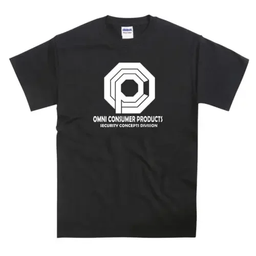 Mens Clothing OCP Omni Consumer Security Robocop Movie inspired Logo T-Shirt graphic t shirts Unisex Casual Comfort Short Sleeve