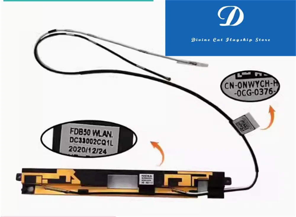 

Для Dell Latitude 9510 P94F E9510 0NWYCH DC33002CQ1L антенная сигнальная линия